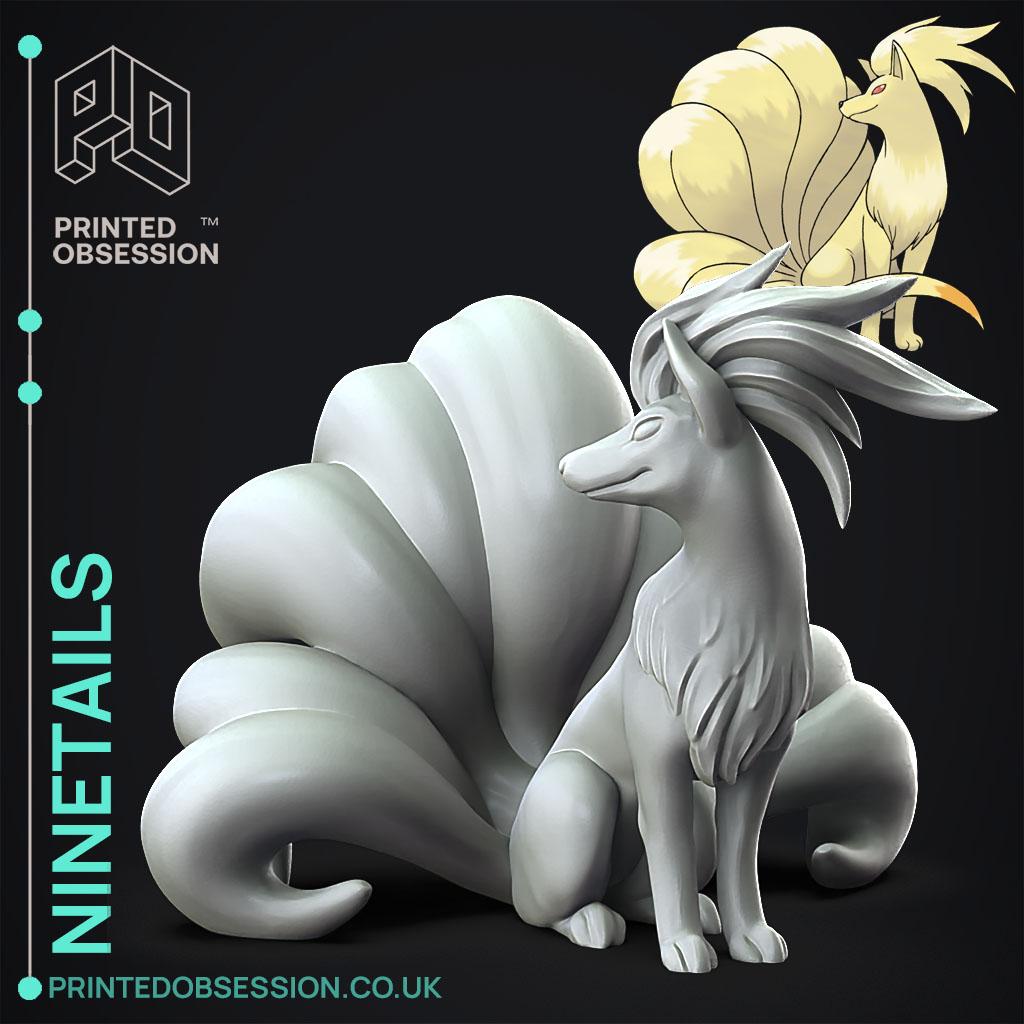 Ninetails - Pokemon - Fan Art 3d model