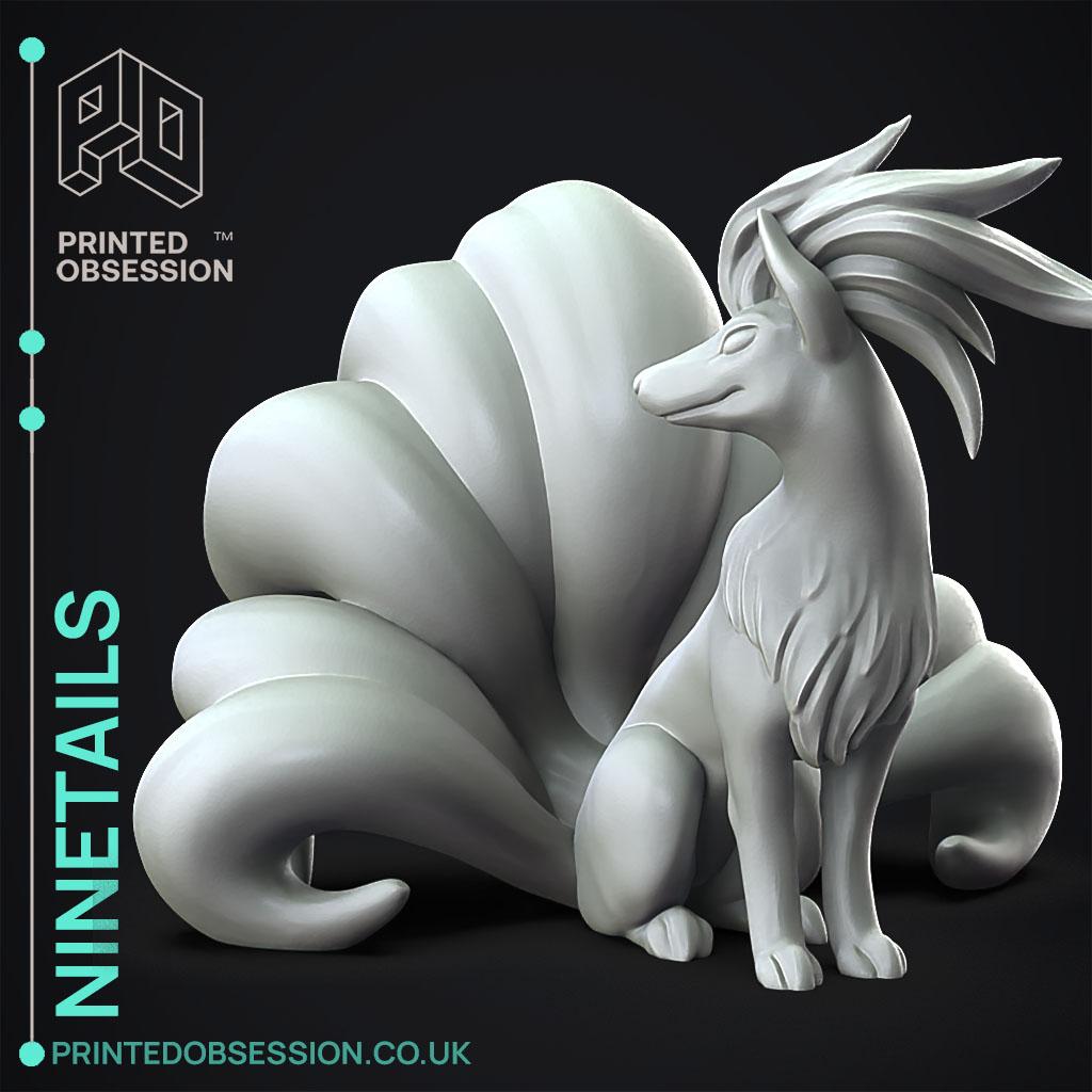 Ninetails - Pokemon - Fan Art 3d model