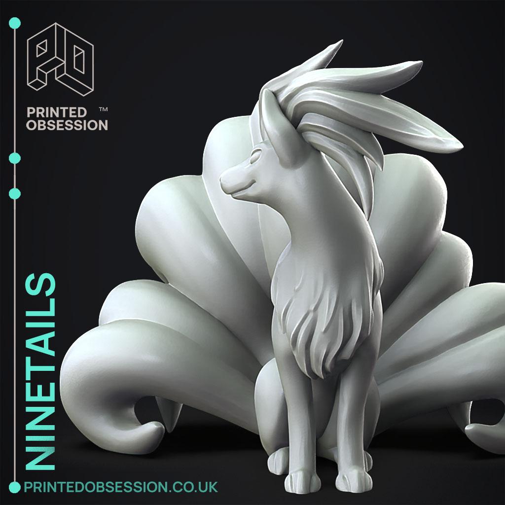 Ninetails - Pokemon - Fan Art 3d model