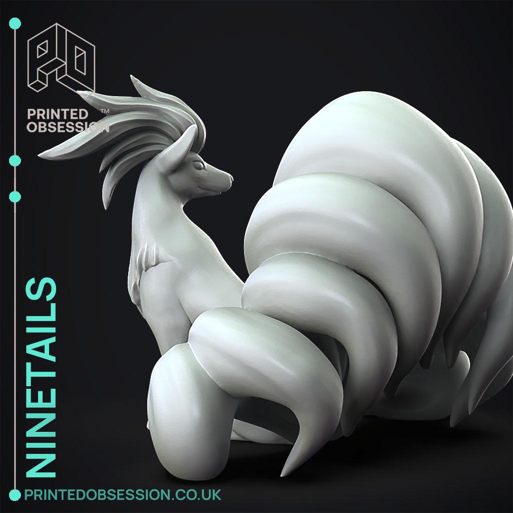 Ninetails - Pokemon - Fan Art 3d model