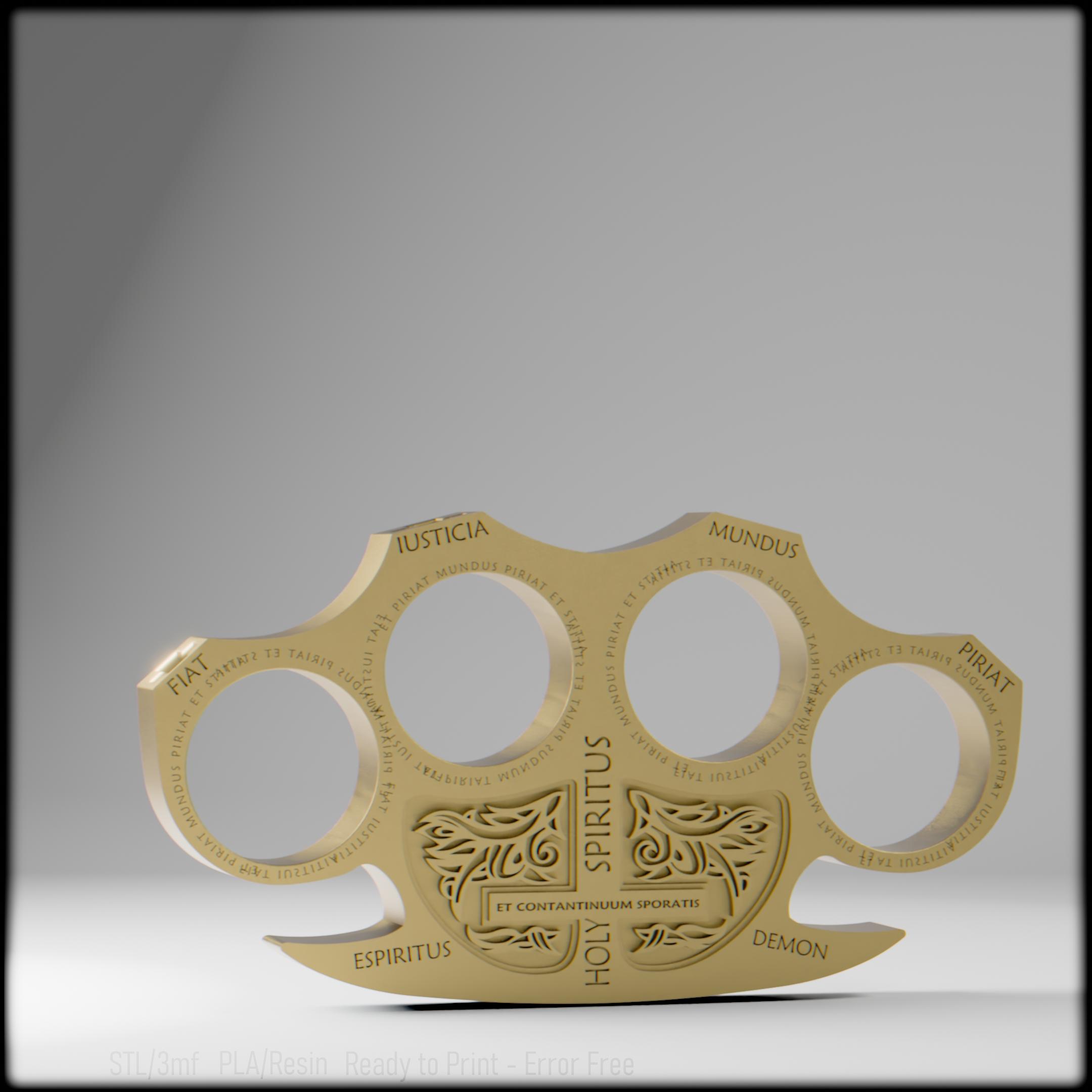 Holy Brass Knuckles | Constantine Fan Art 3d model