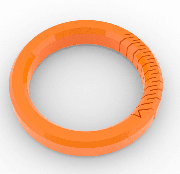 Keychain ring 3d model