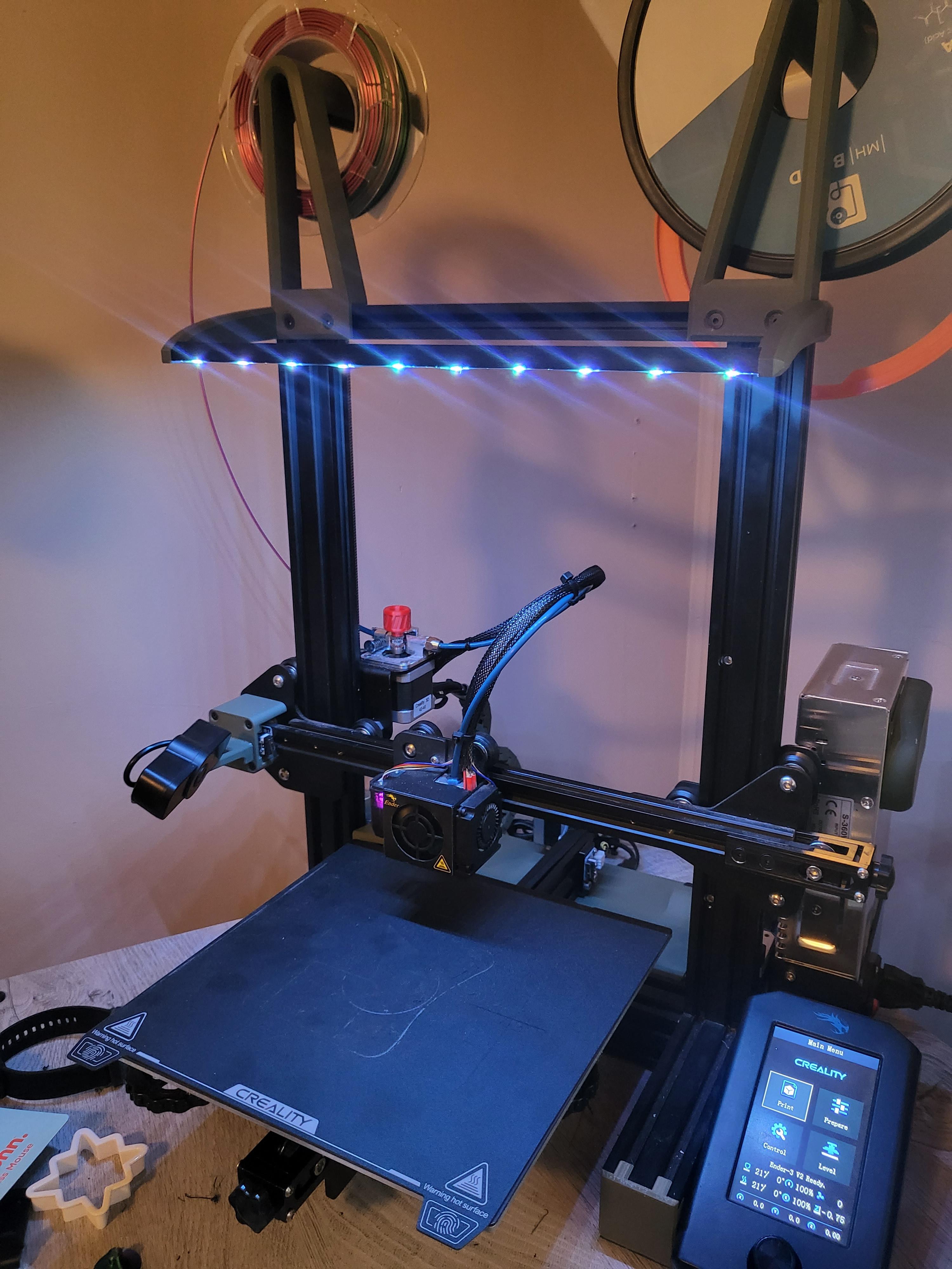 Ender 3 light bar 3d model