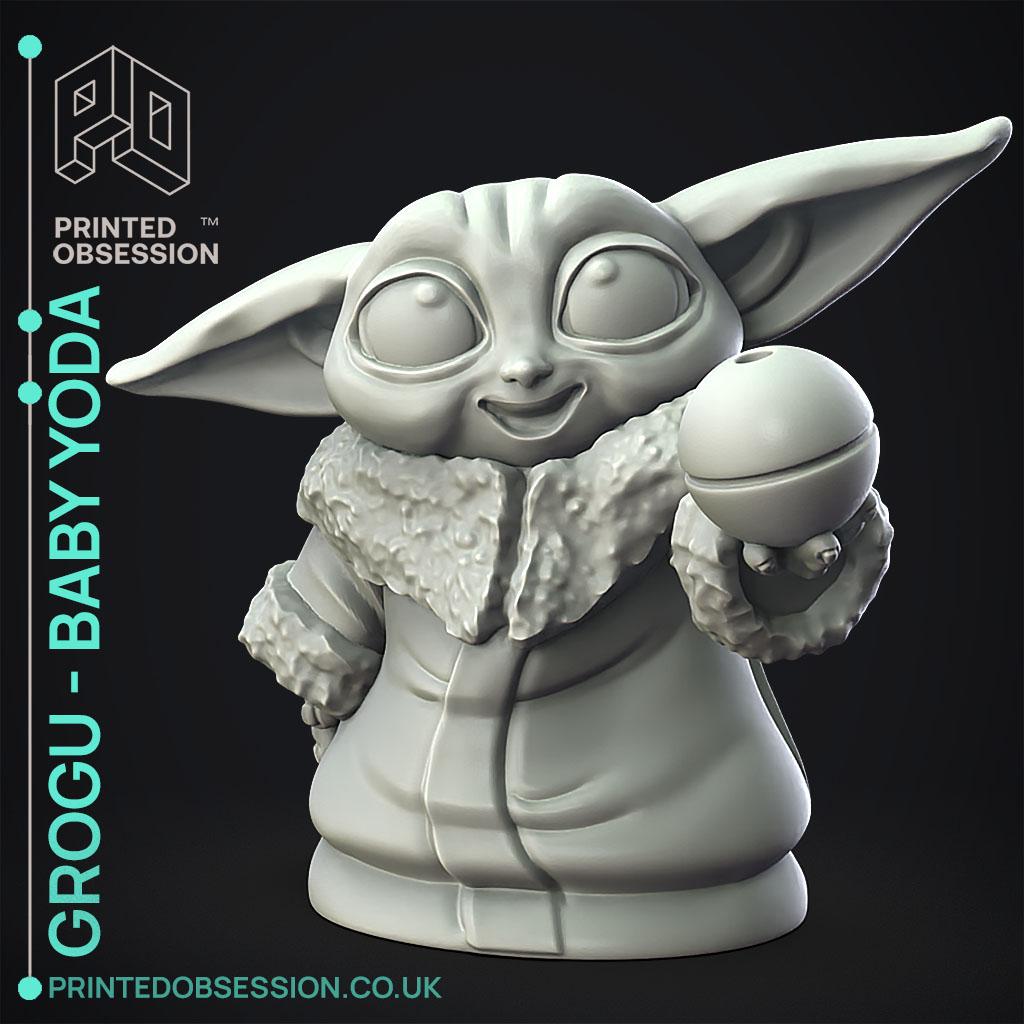 Grogu - baby yoda - Star Wars - Fan art 3d model