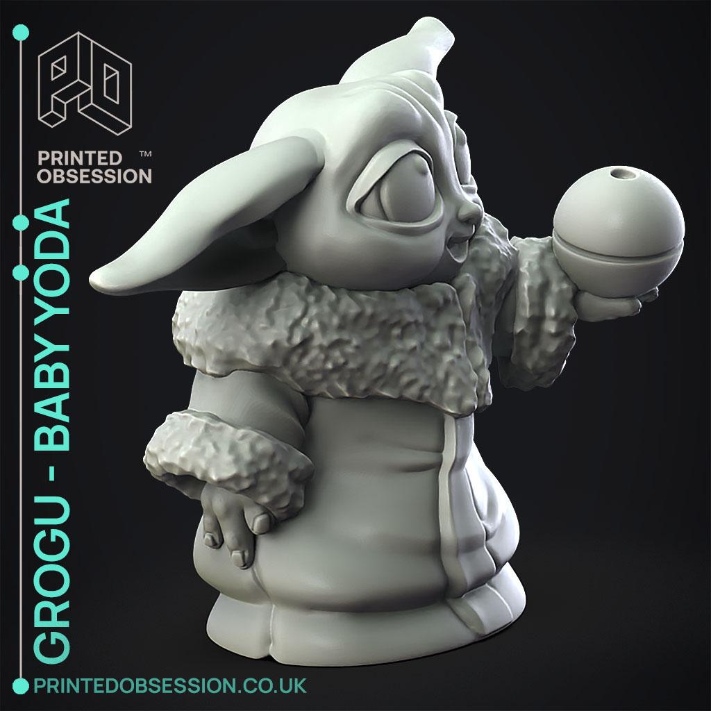 Grogu - baby yoda - Star Wars - Fan art 3d model