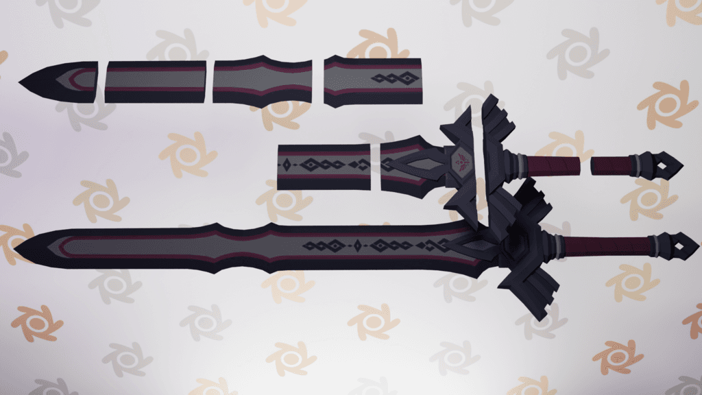 Royal Guards Sword (legend of zelda) 3d model