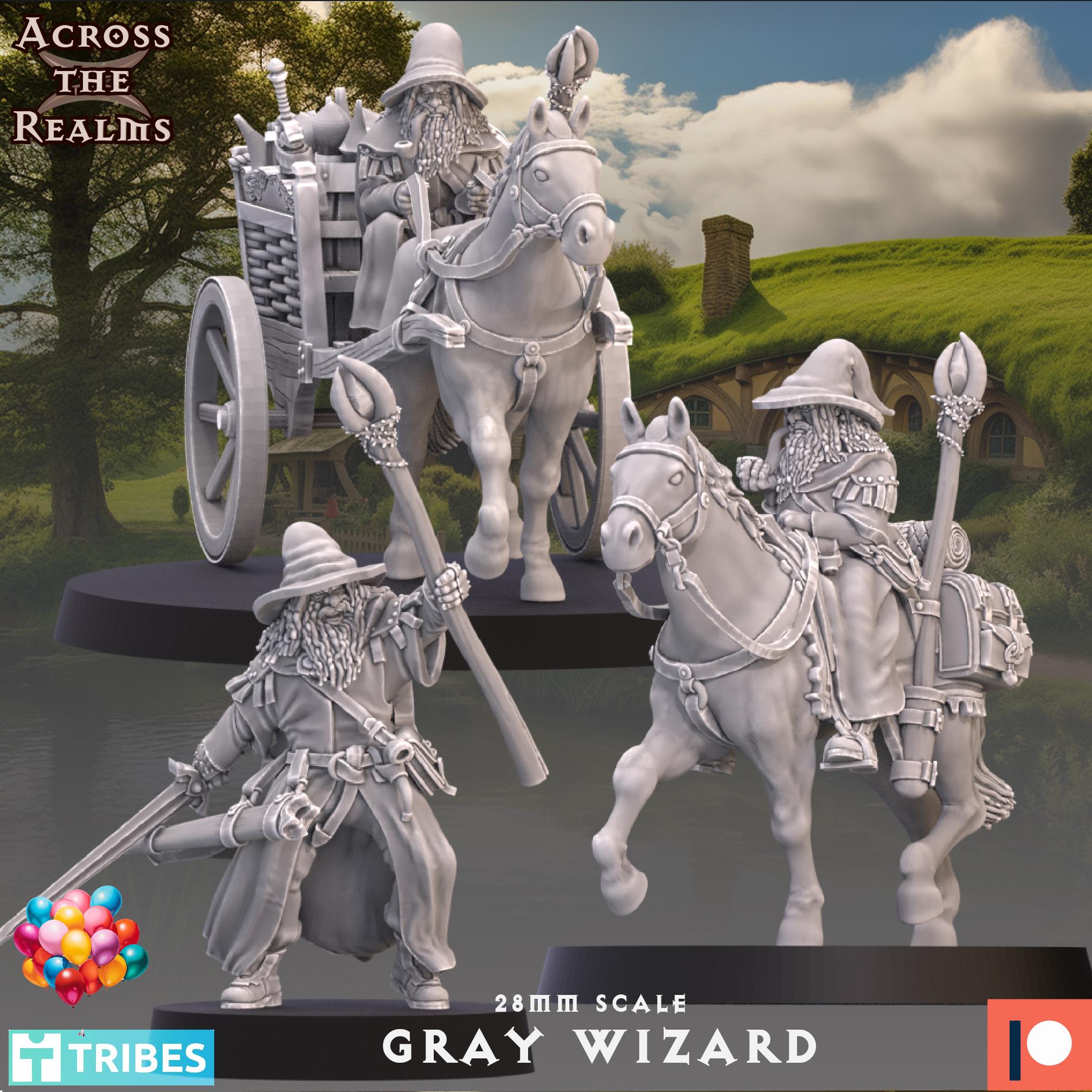 Grey Wizard 3d model