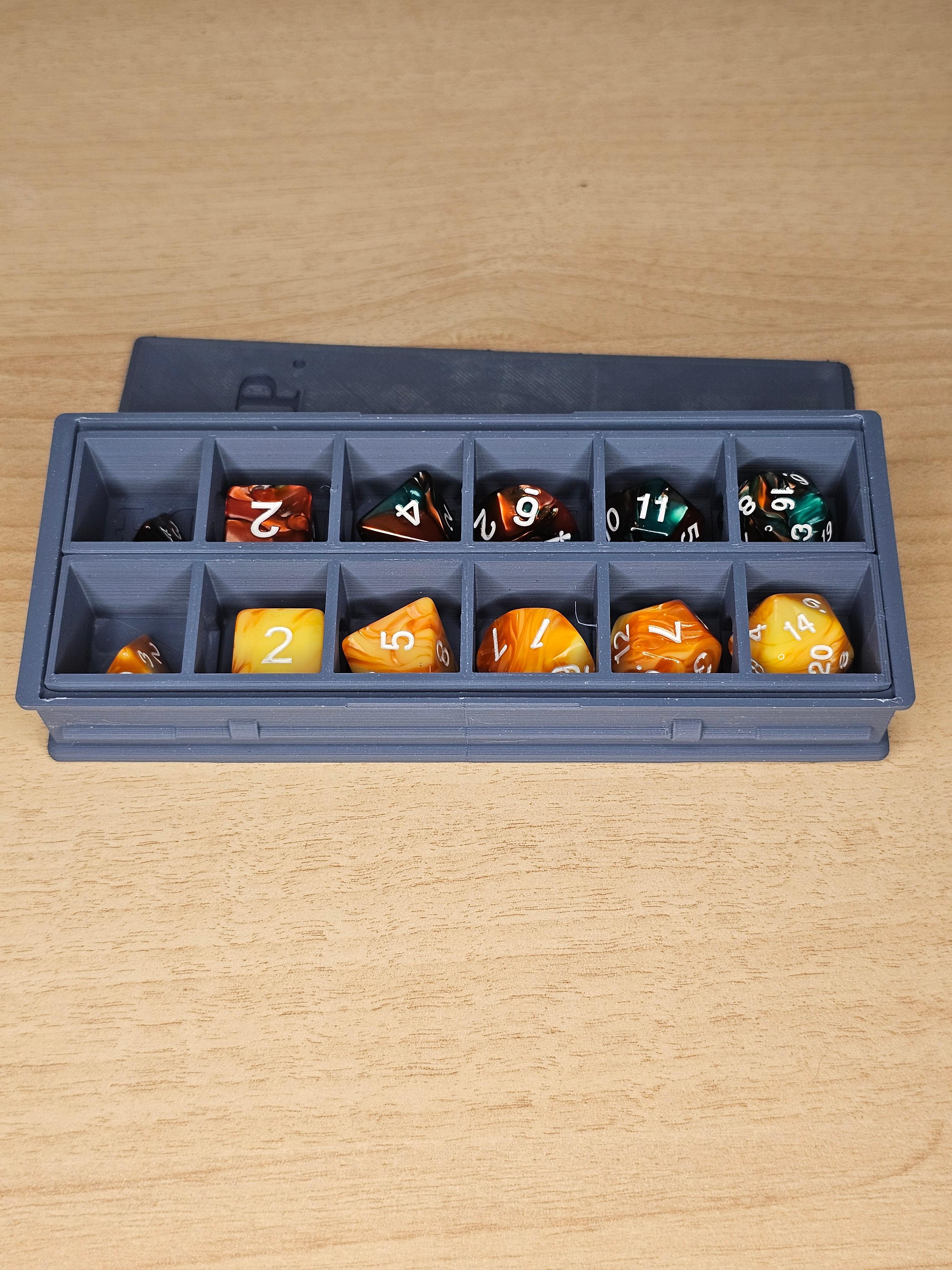 Halloween Coffin Dice Holder WITH FREE TTRPG ONE SHOT 3d model