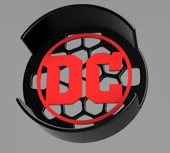 DC Coaster set.3mf 3d model