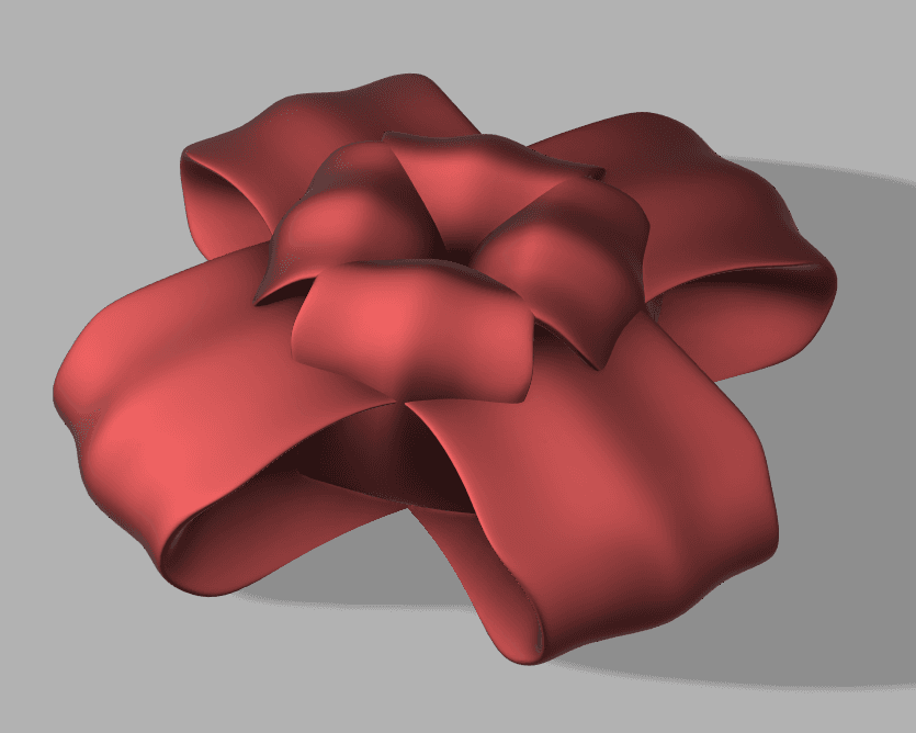 Christmas Bow Version 6 3d model