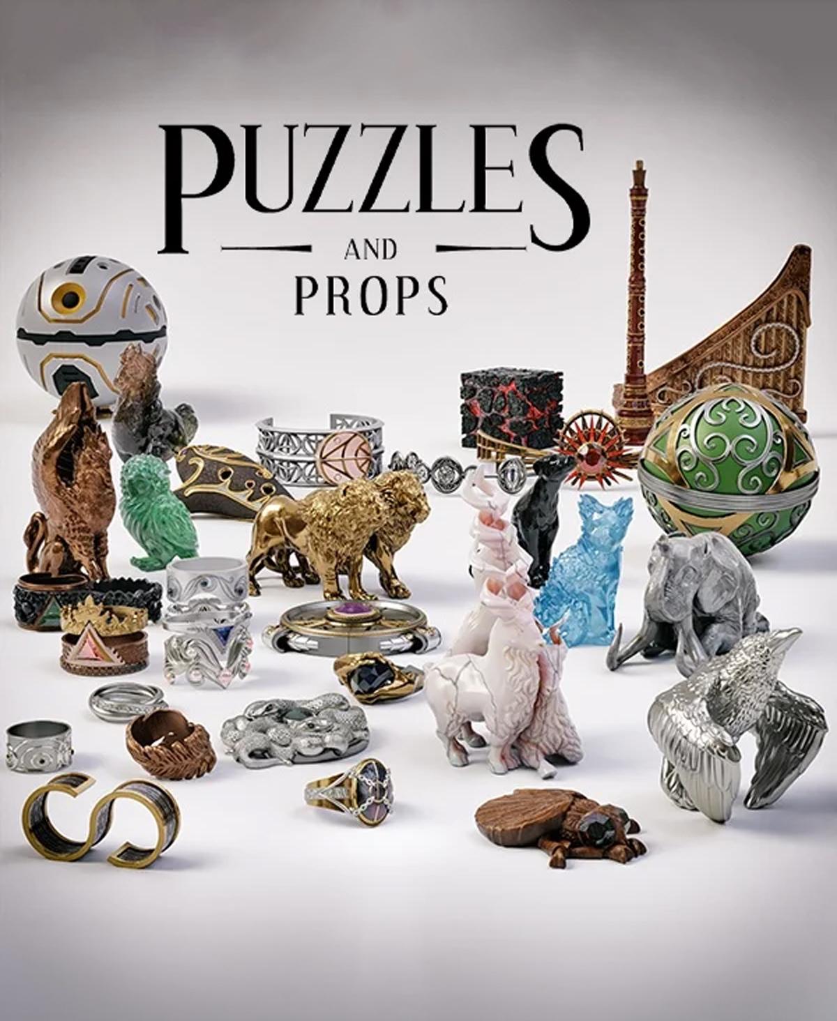 Puzzles and Props - Full Collection 3d model