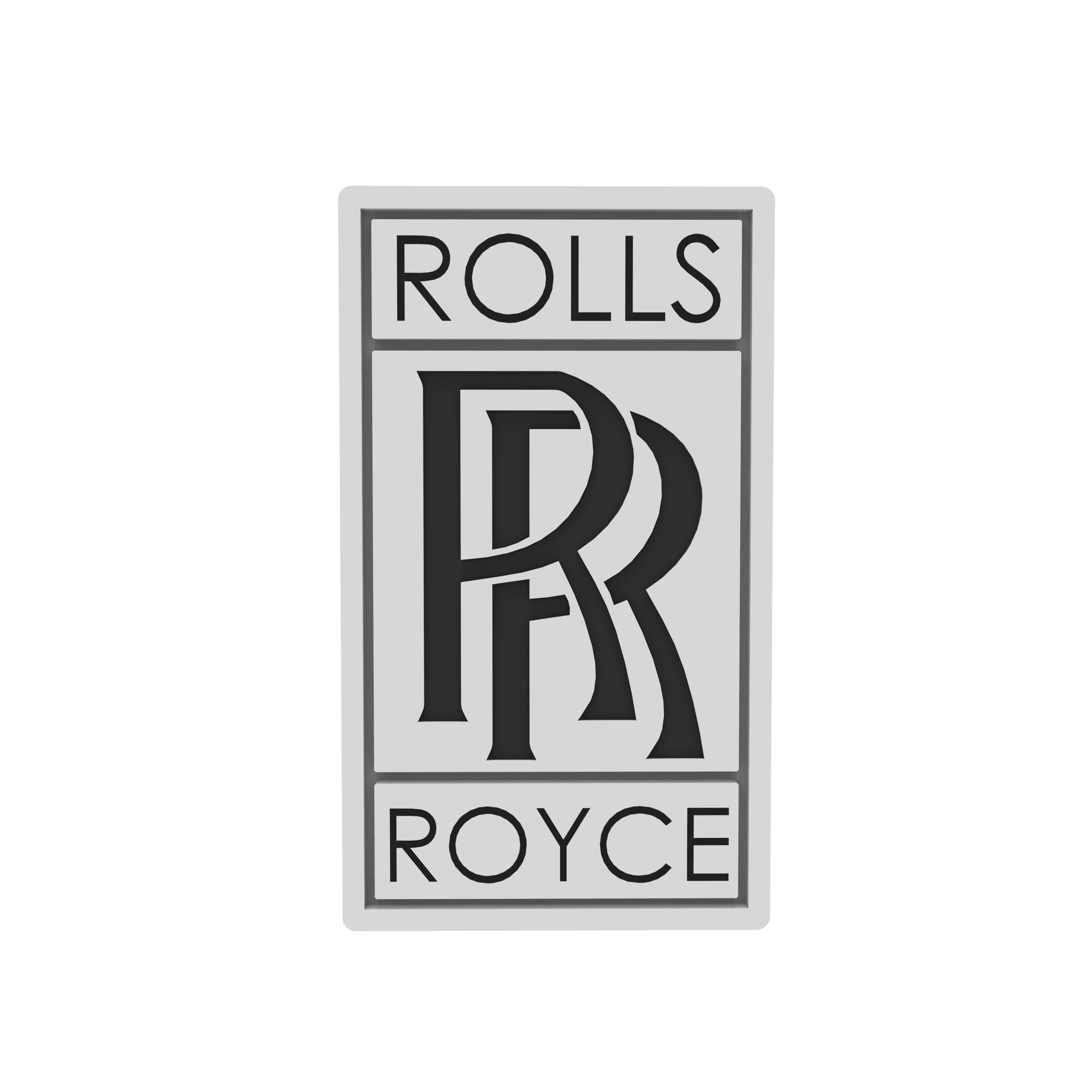 Rolls Royce logo 3d model