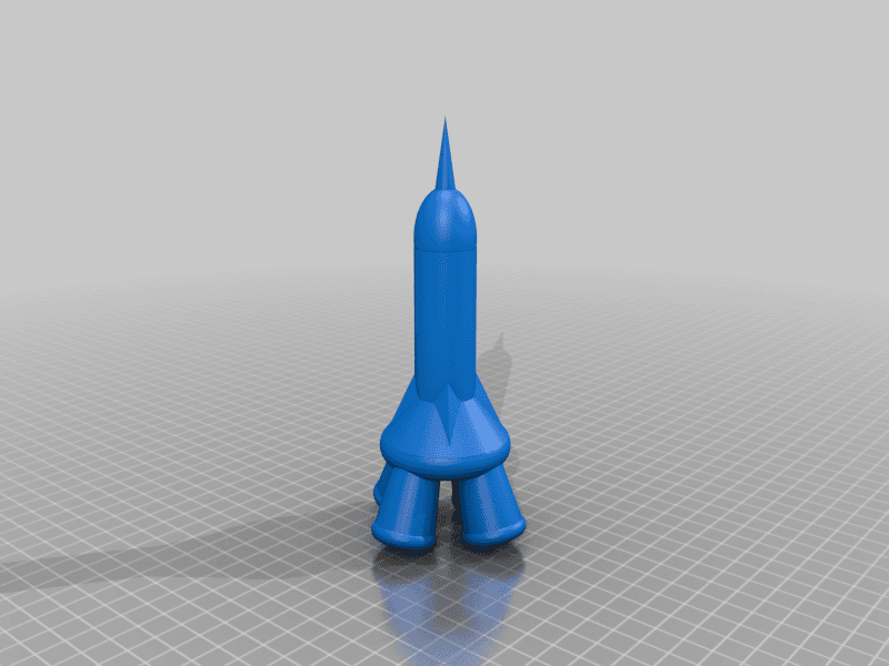 rocket 3d model