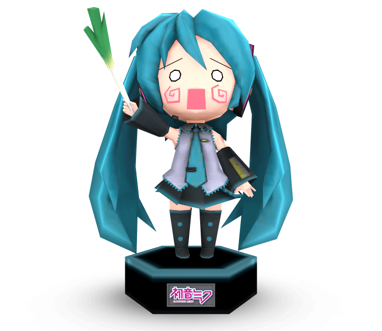 Hachune Miku Doll 3d model