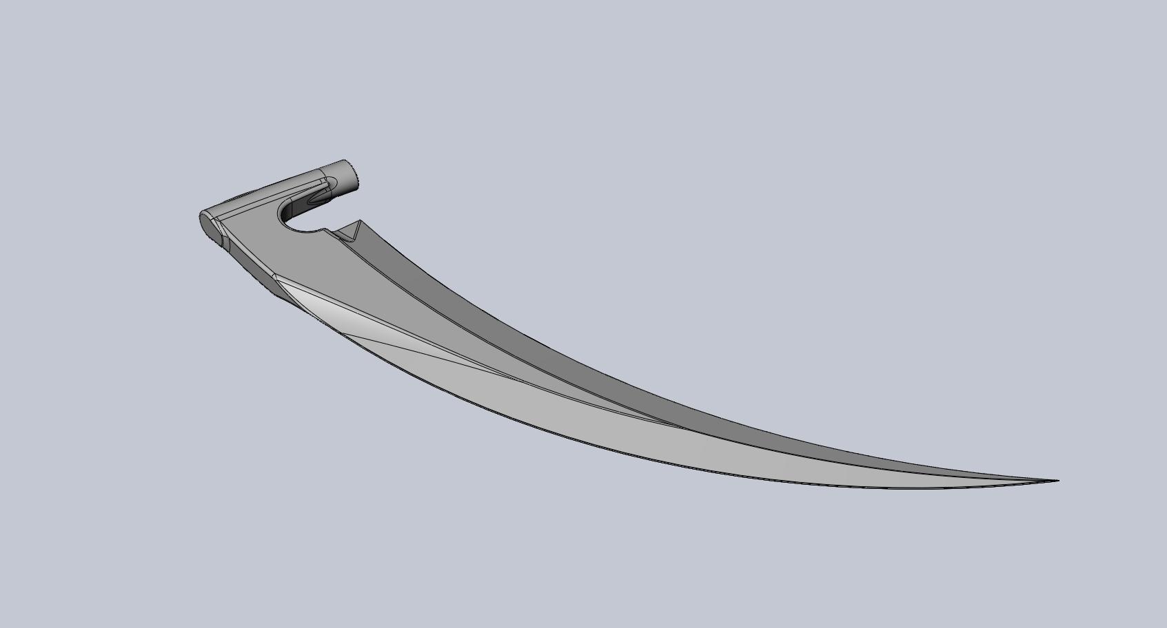 Durarara Celty Scythe Model 3d model