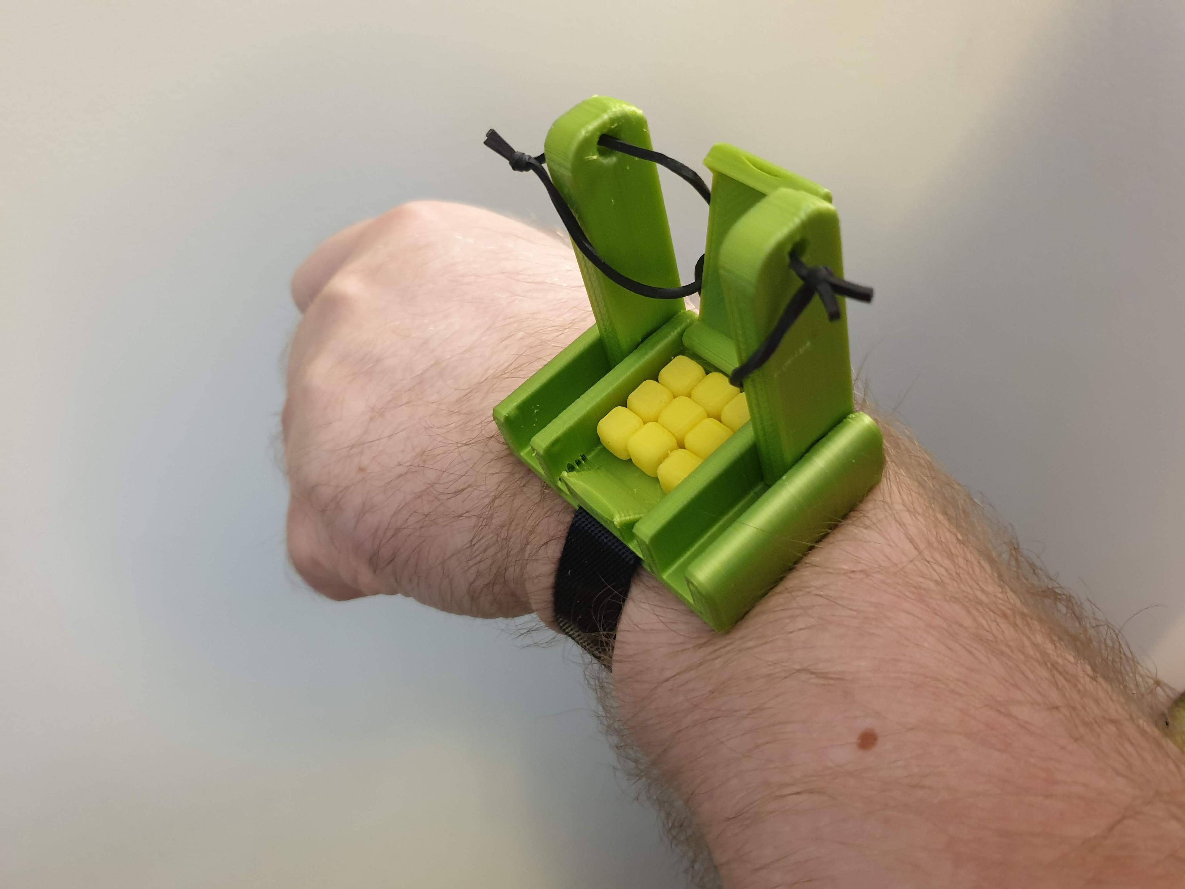 Mini Wrist Slingshot (Print-in-Place) 3d model