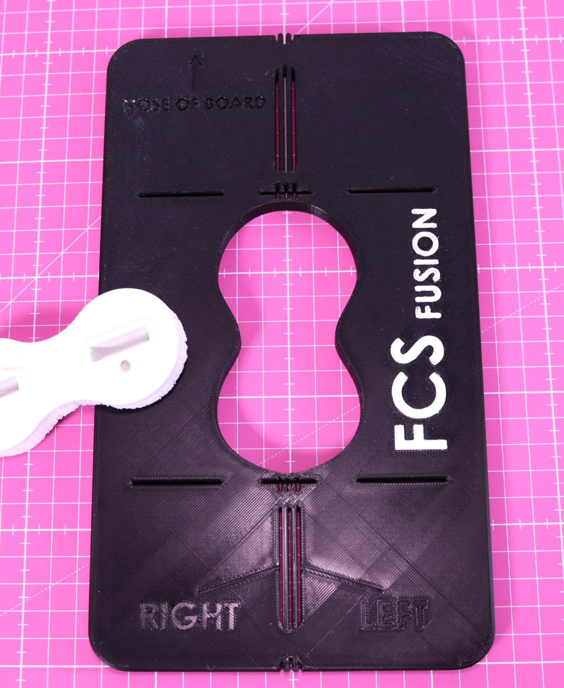 Router jig FCS fusion fin plugs  3d model