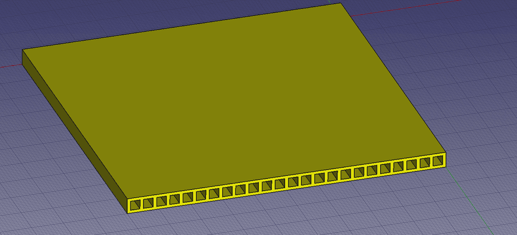 Corrugated plastic sheet 3d model