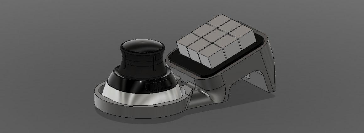 SpaceMouse wireless keypad upgrade 3d model