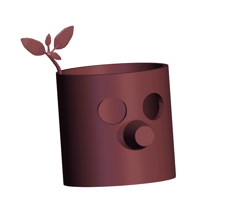 Tekken Mokujin Pot 3d model