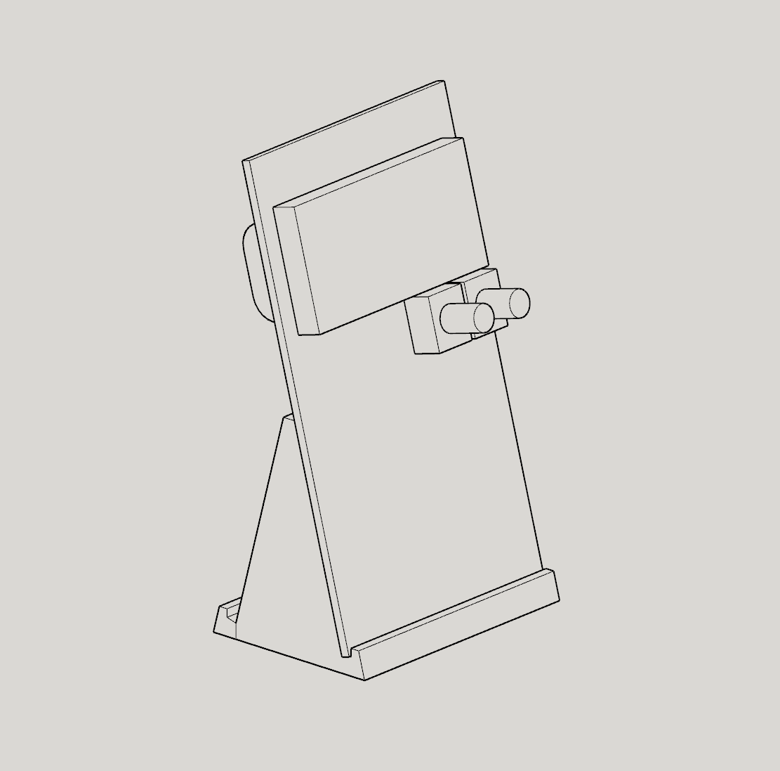 PO-stand 3d model