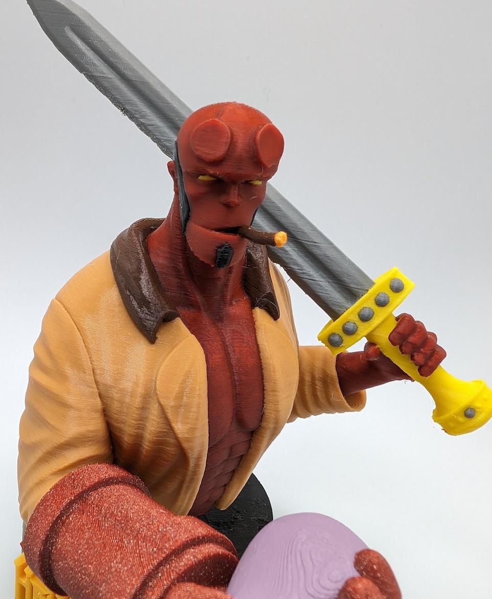 HellBoy Bust 3d model