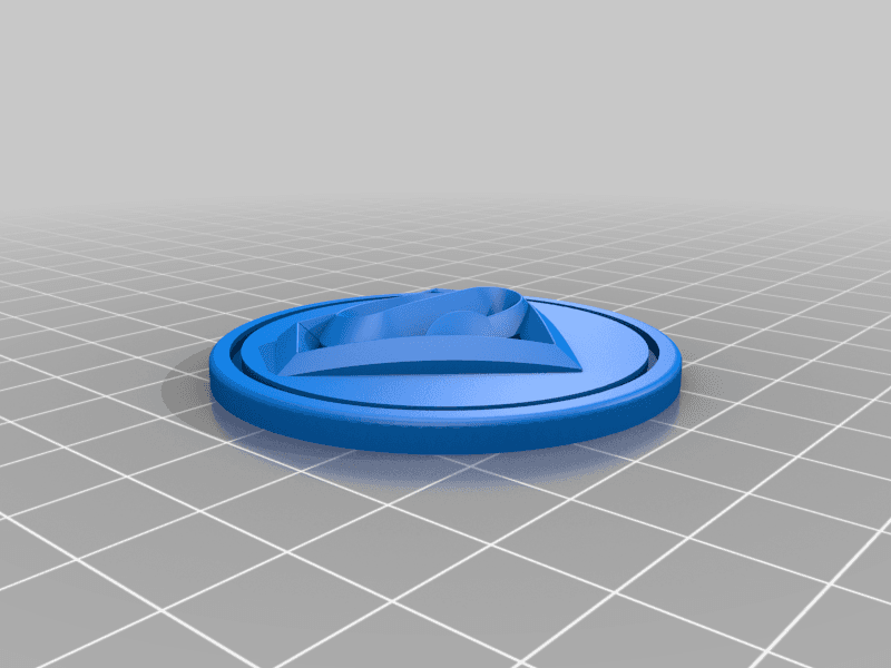 Superman Coin 3d model