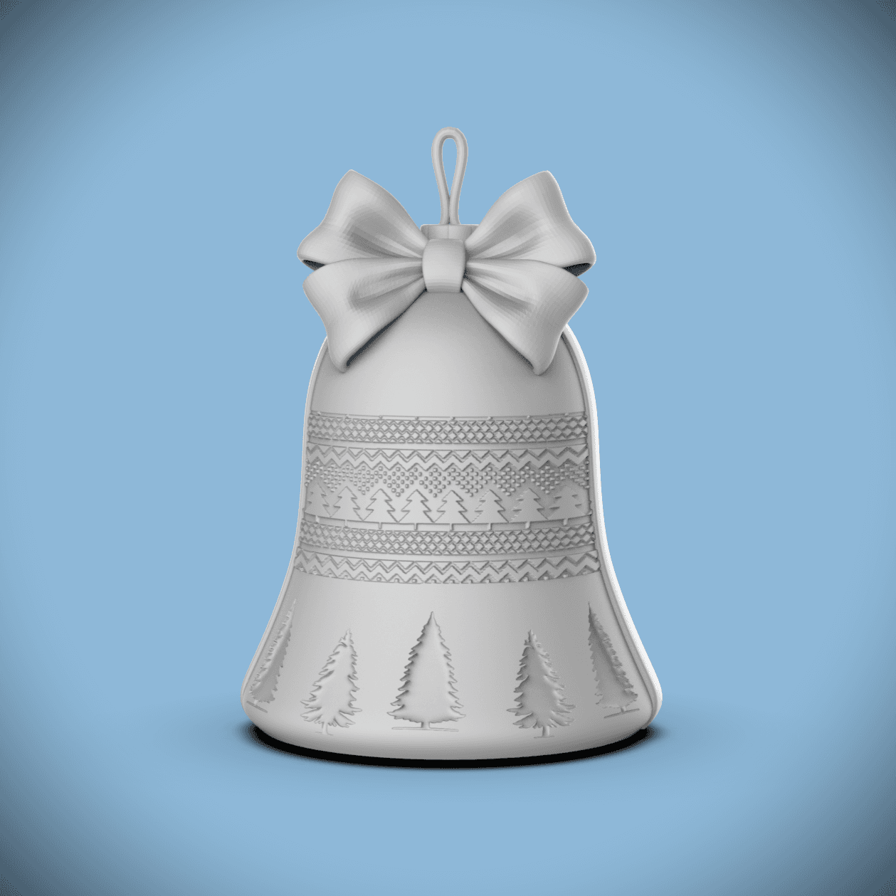 Tree Bell Ornament/Container 3d model