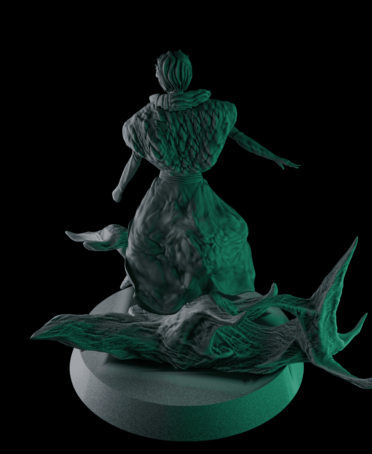 Freyalise, Llanowar's Fury – Legendary Elf Commander - Magic the gathering 3d model