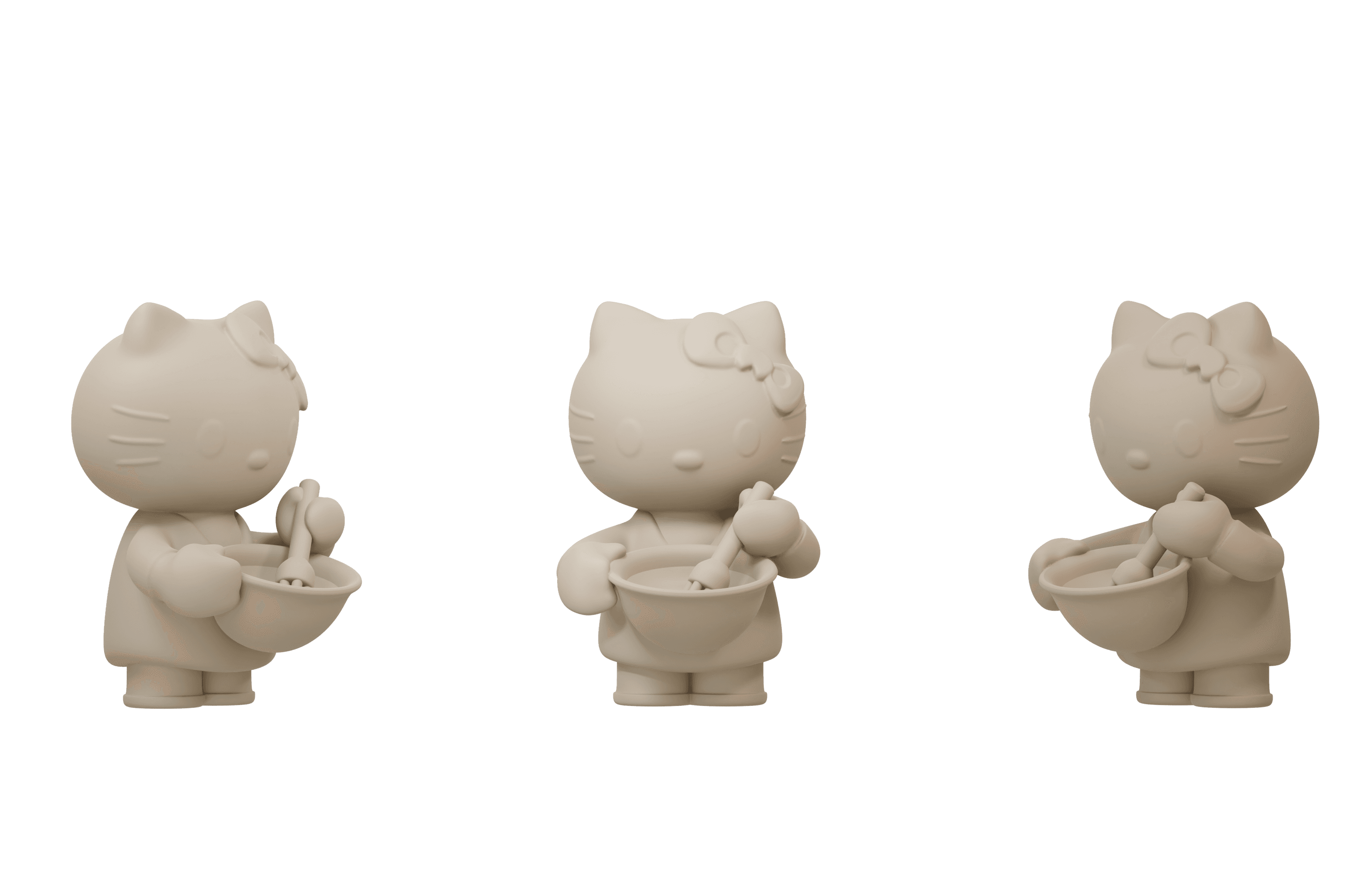 Hello Kitty Cook  3d model