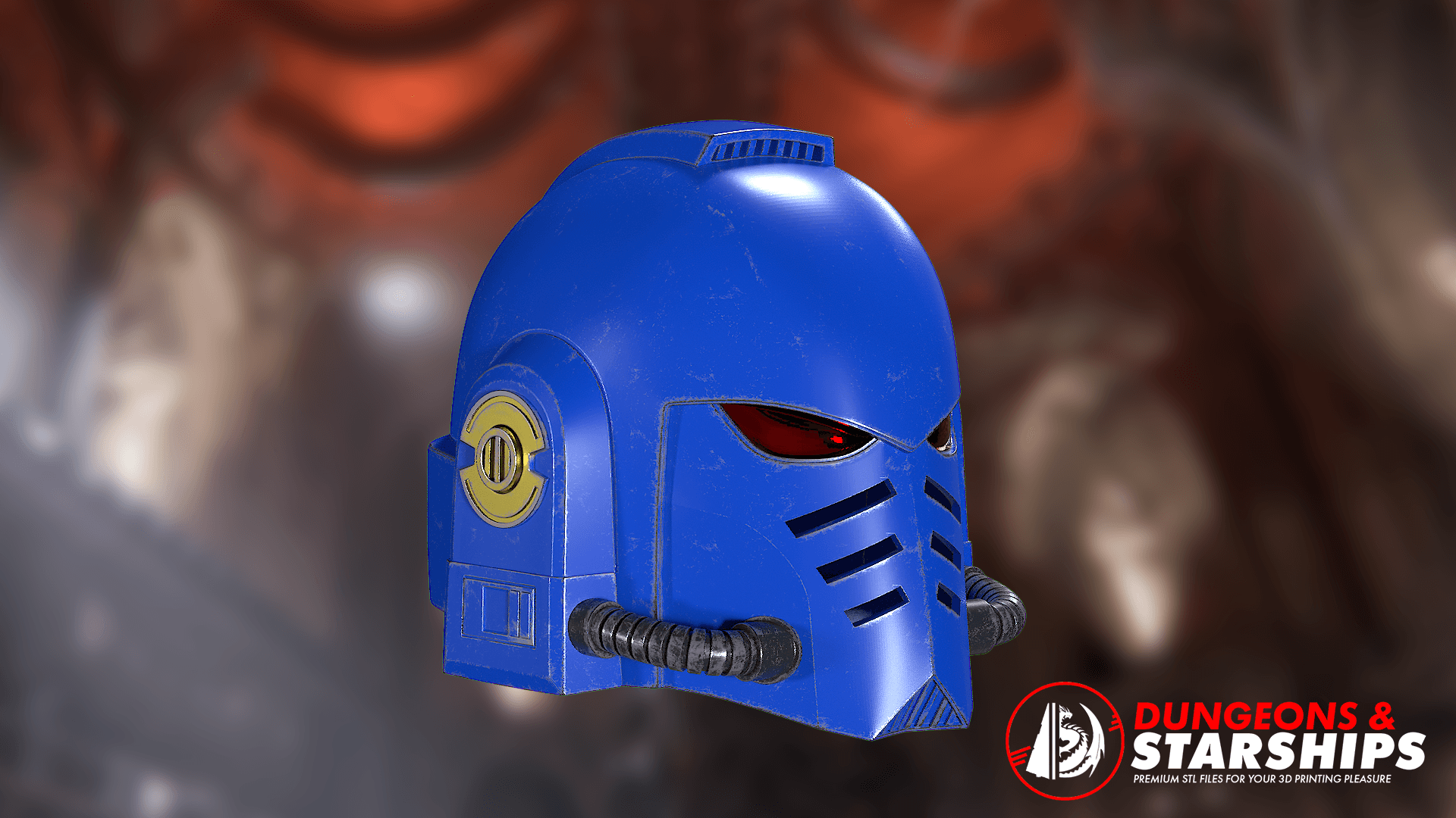 Astartes Helmet Mk IV - Warhammer 40,000 3d model