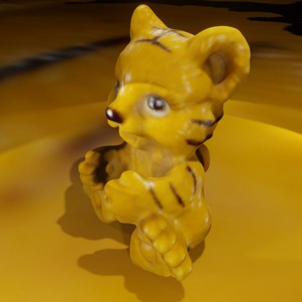 Little Tiger 3d model