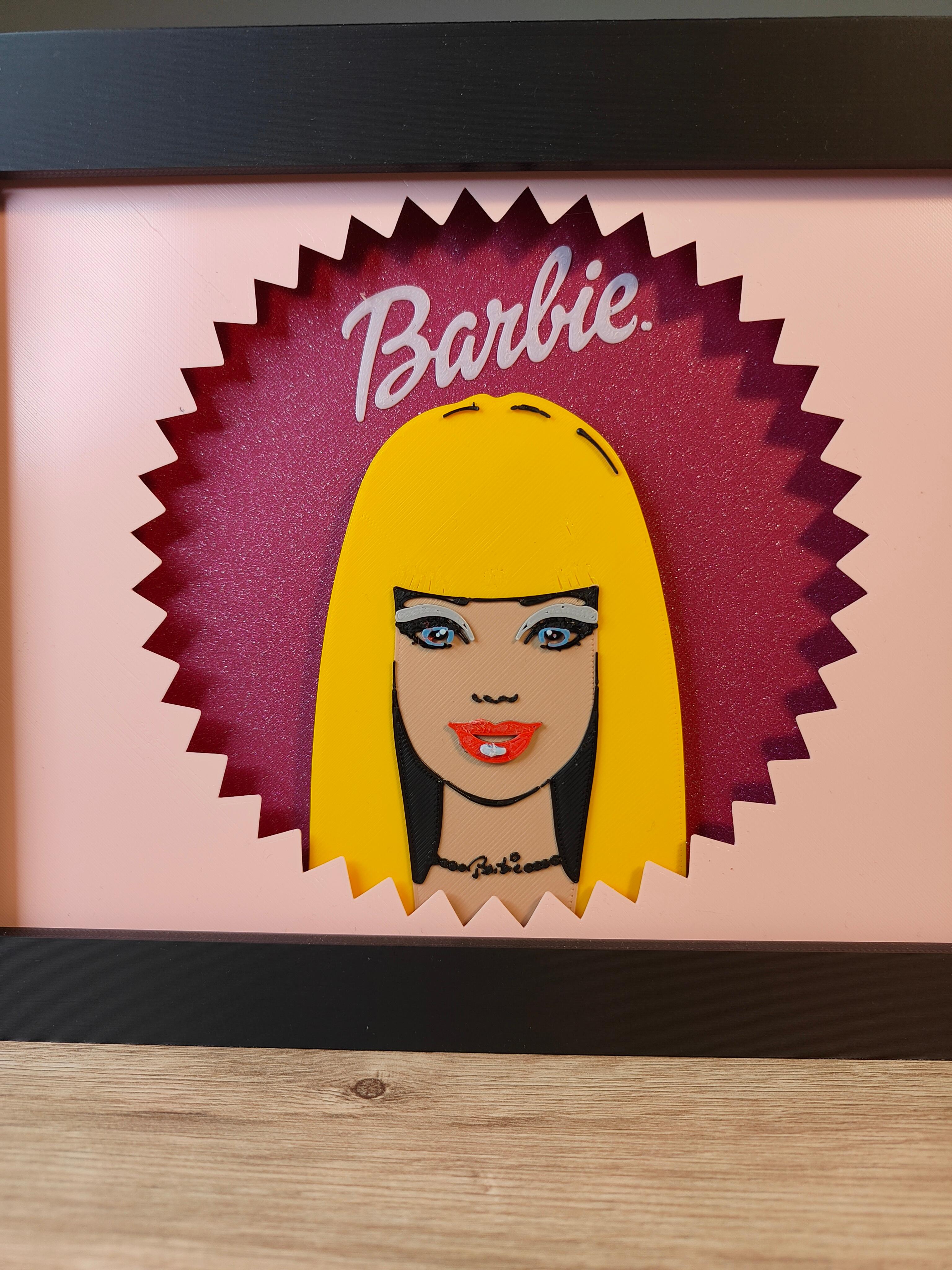 Barbie Shadow Box 3d model