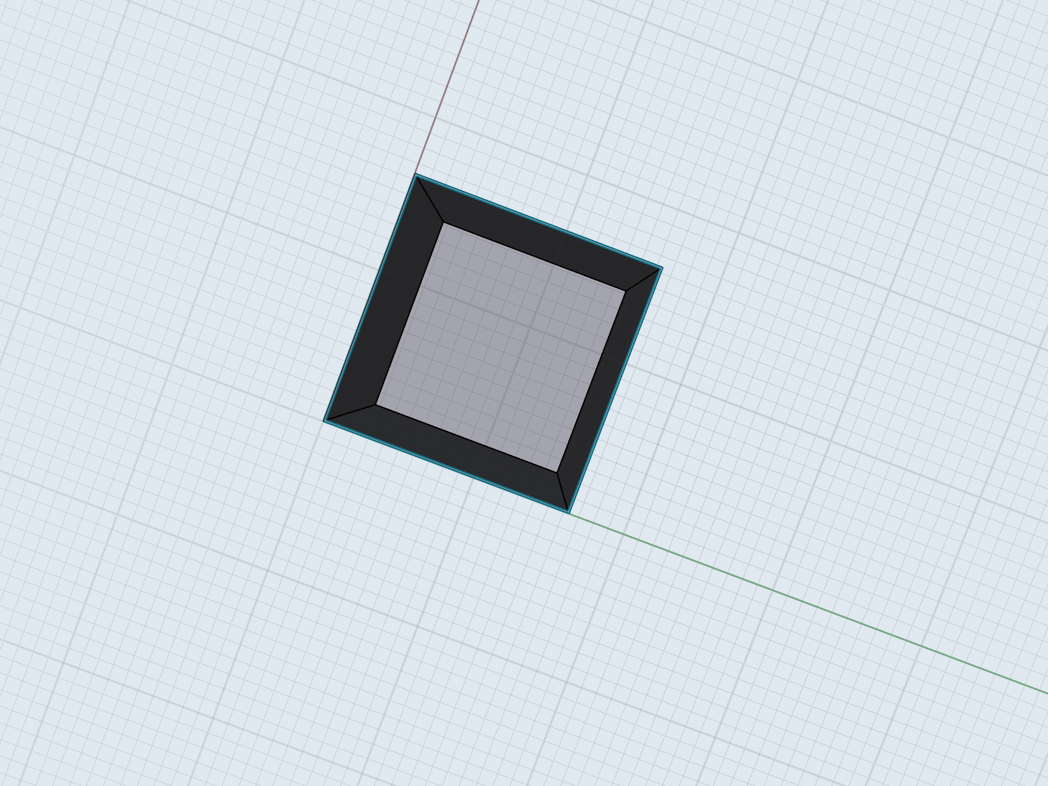 Table leg 80’5x80’5 mm 3d model