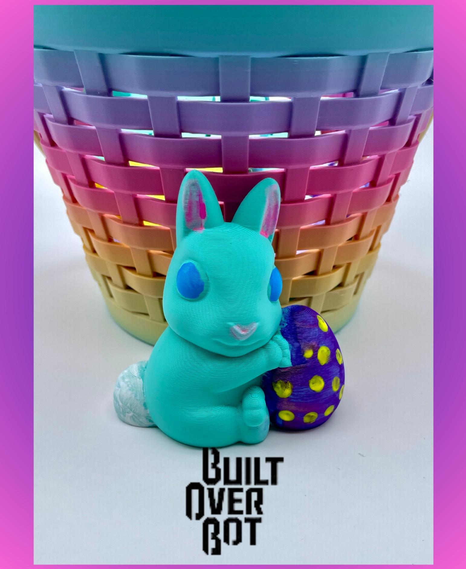 Bunny with Egg 3d model