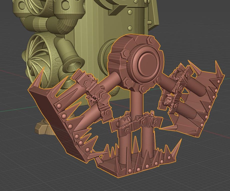 Leg for Killa Kan 3d model