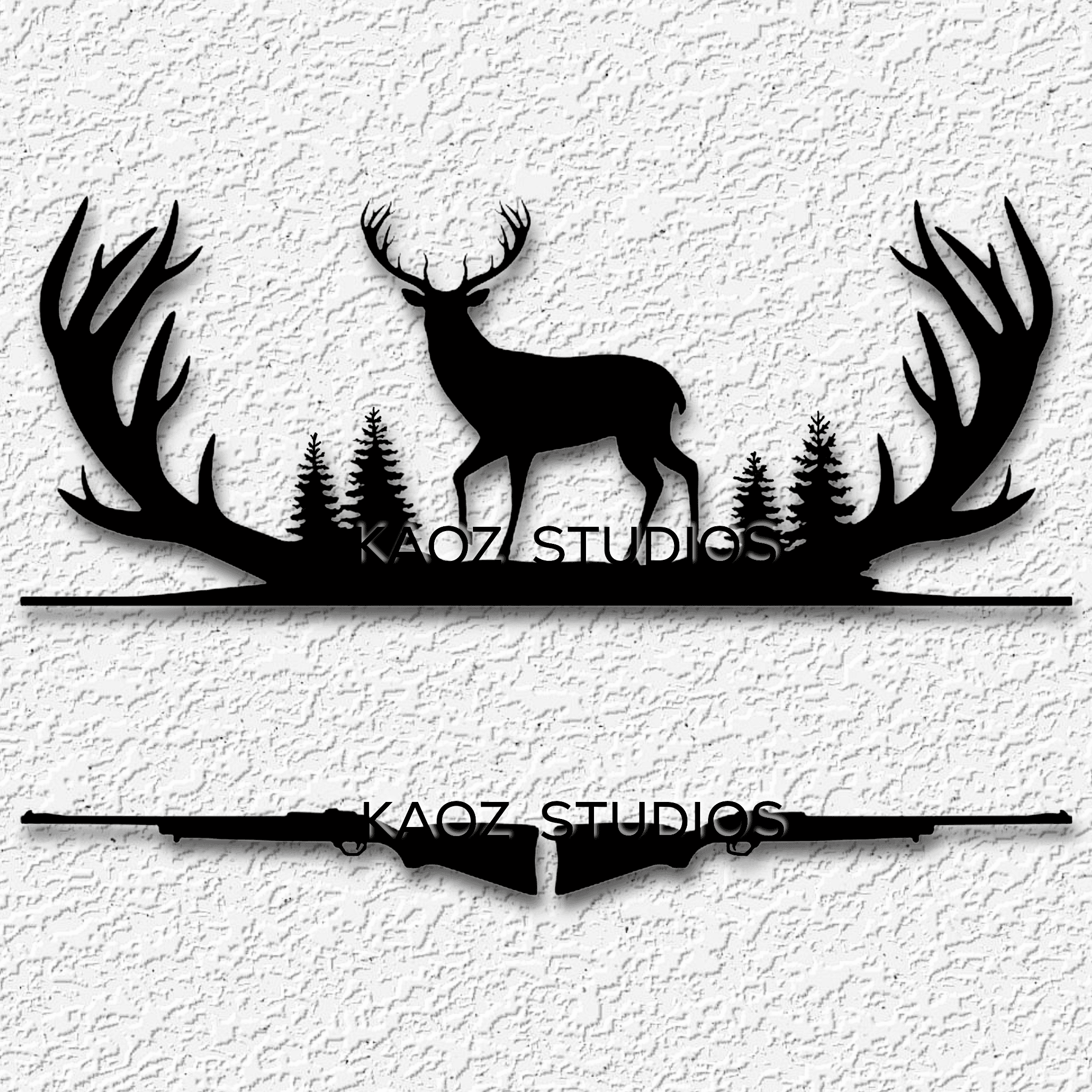 deer wall art hunter wall decor hunting decoration 3d model