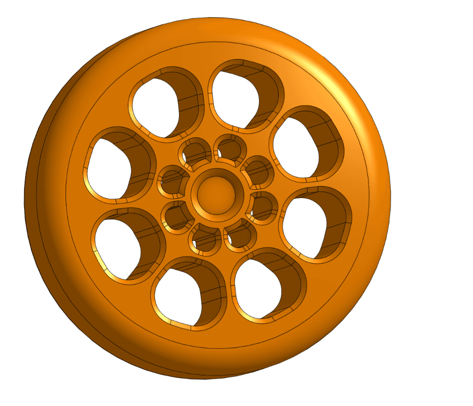 Steering wheel for hbx 12891 3d model