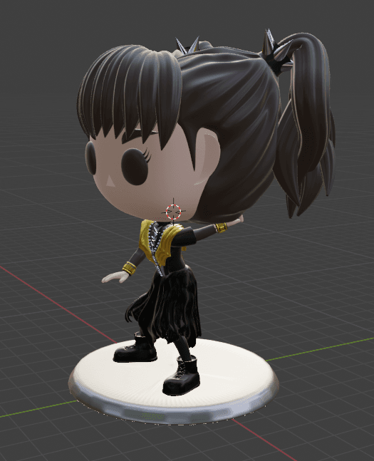 Babymetal Moametal Funko style 3d model