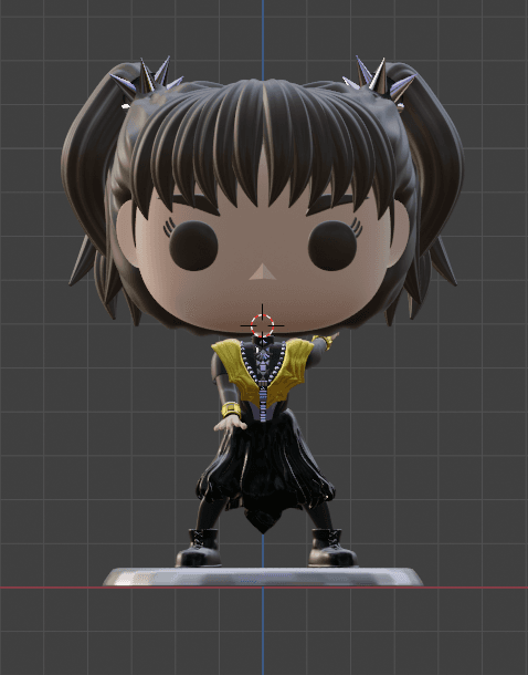 Babymetal Moametal Funko style 3d model