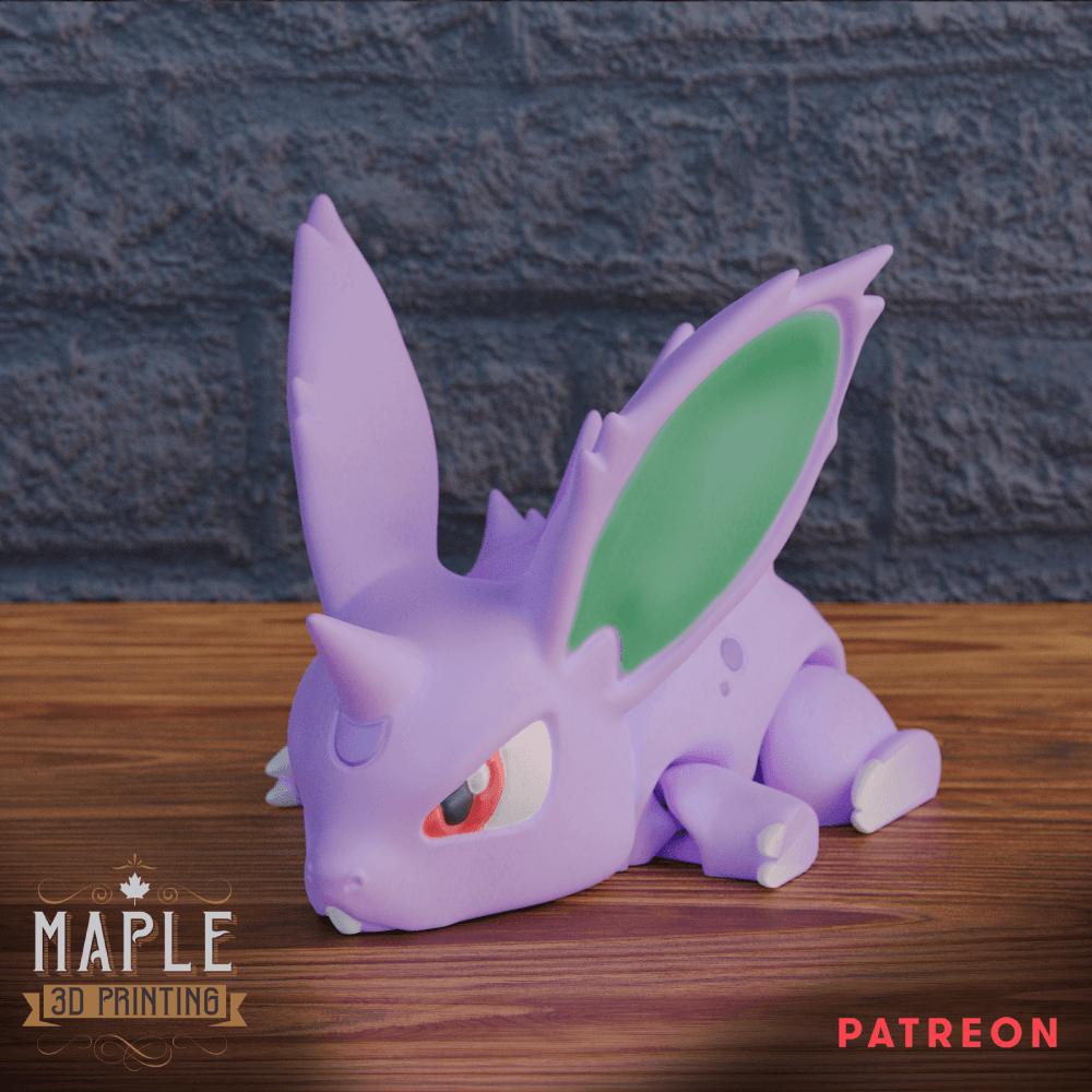 Articulating Nidoran - Male - Pokemon 3d model