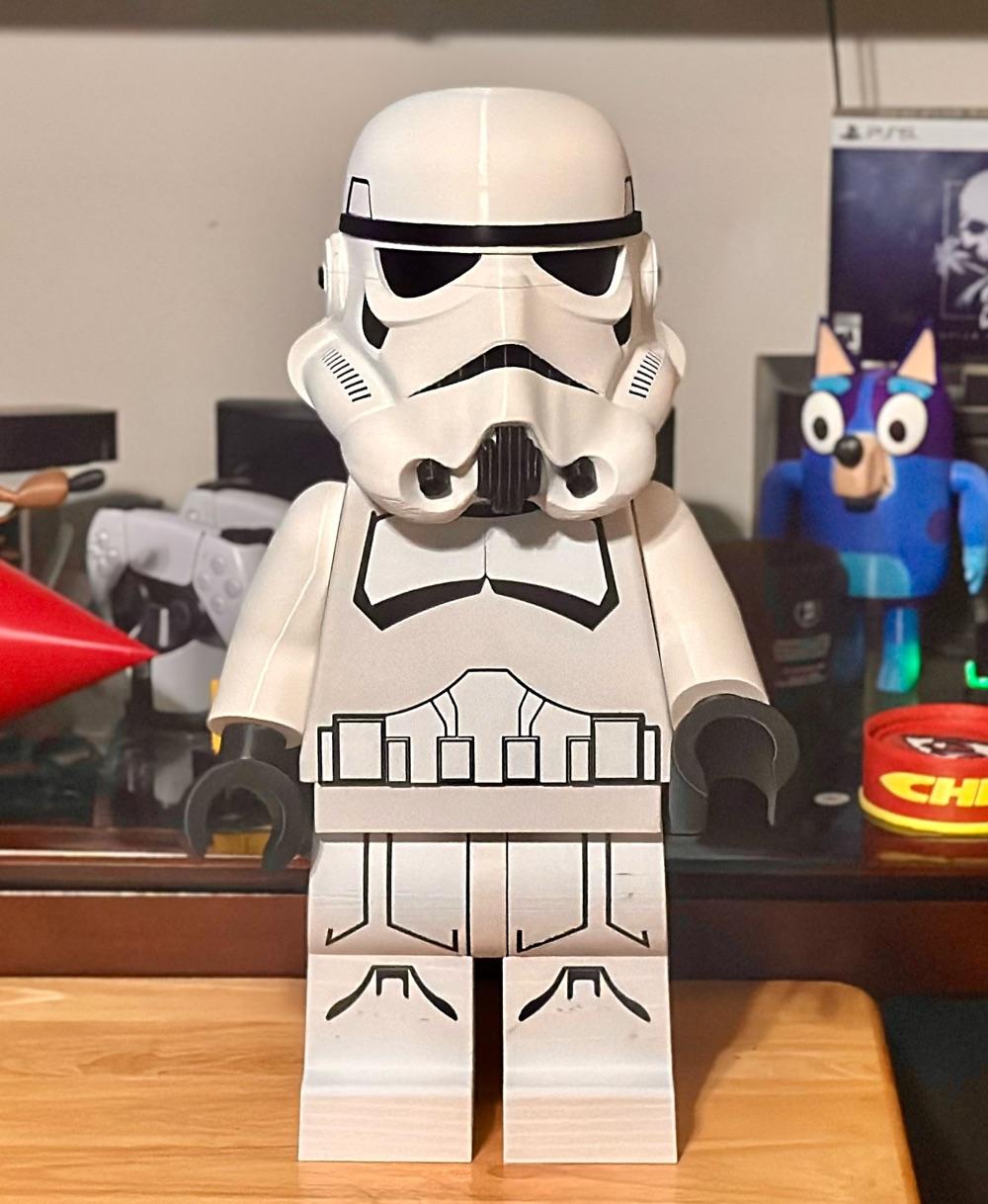 1100% Lego Stormtrooper 3d model