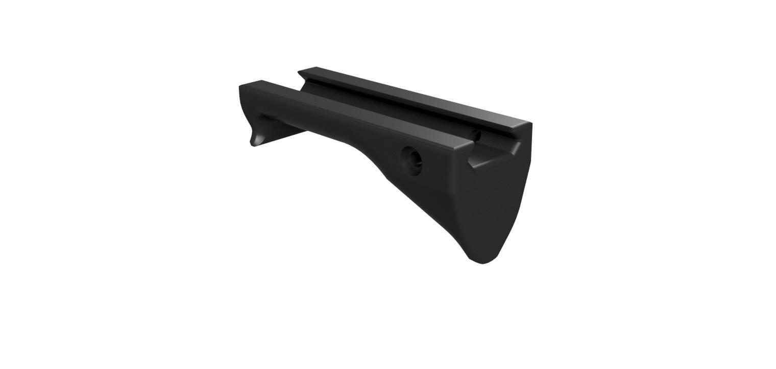 Shorty flat foregrip V2 Paintball Gotcha Airsoft  3d model