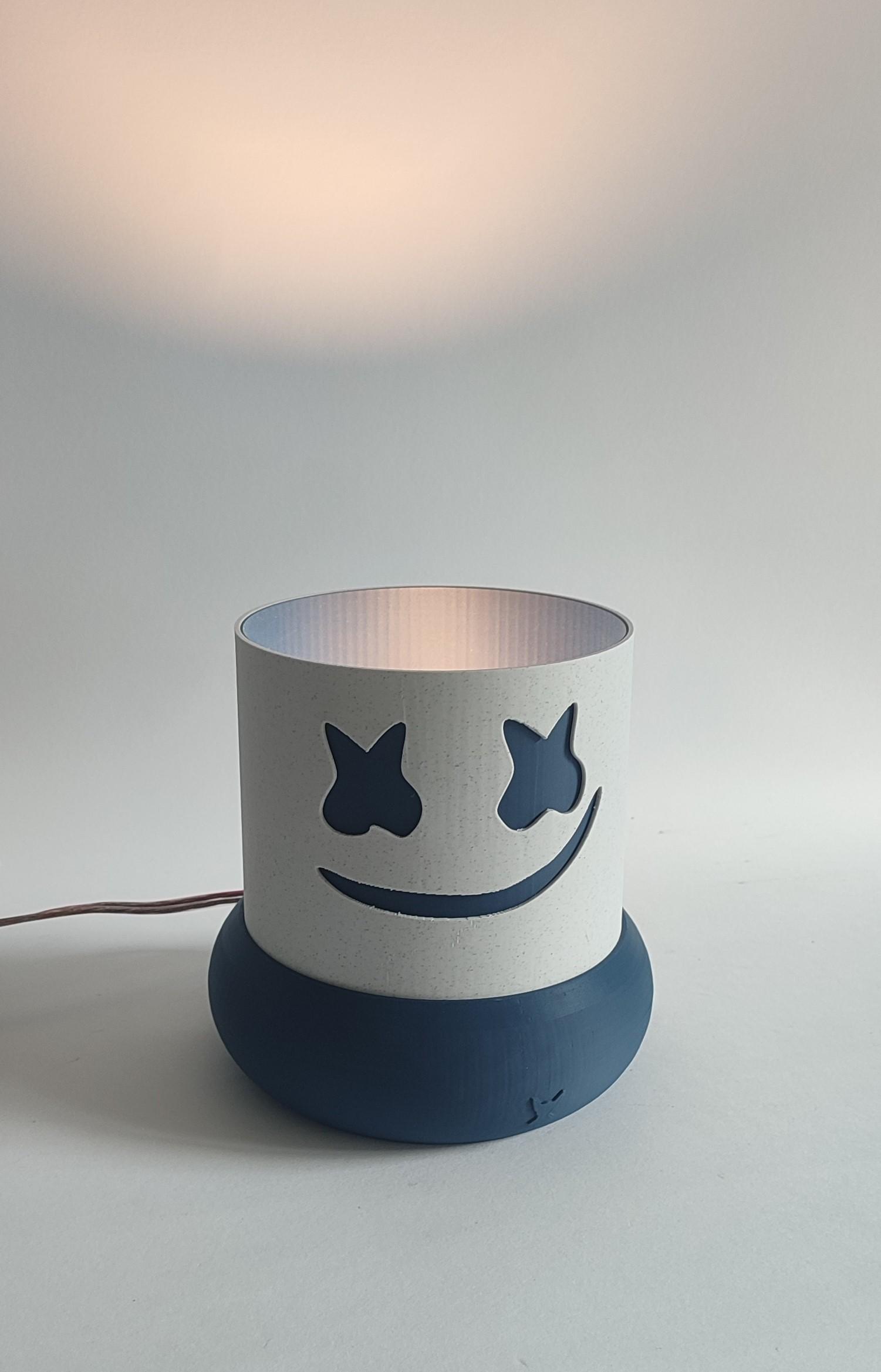 Marshmello Lamp 3d model