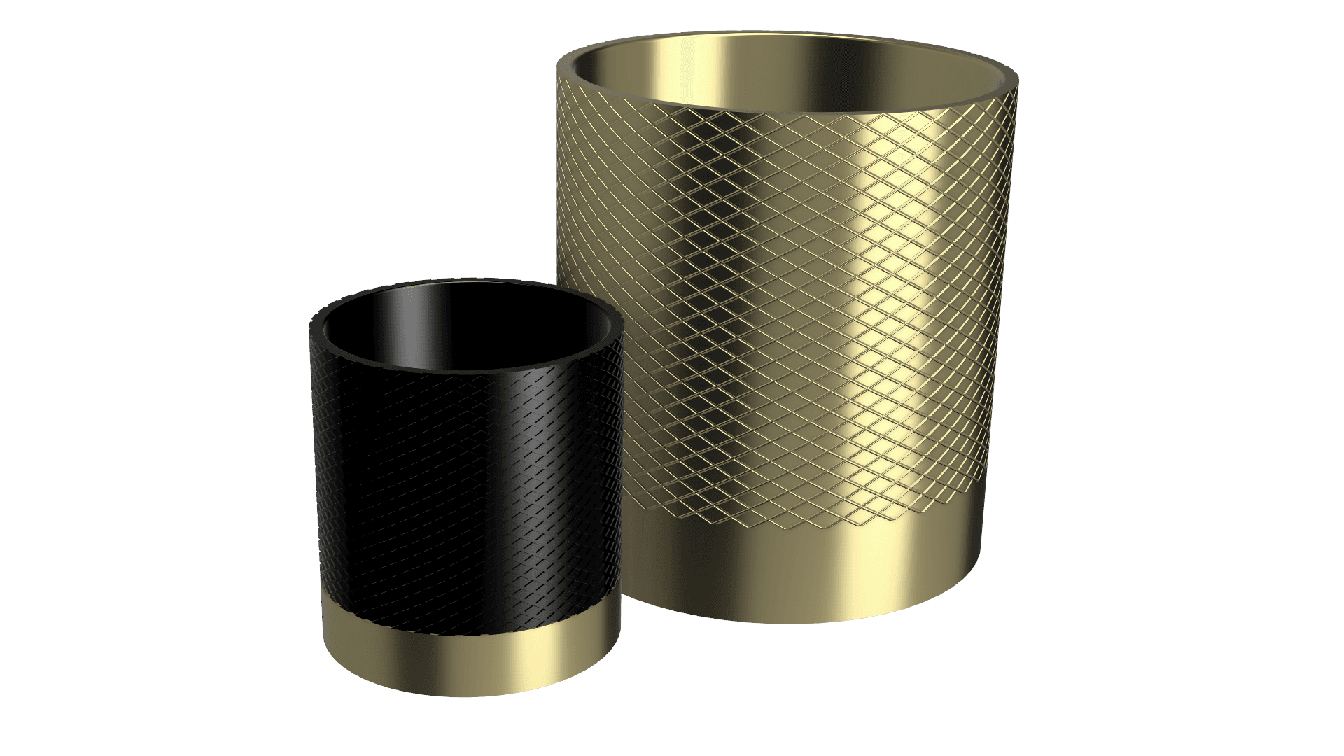 Cross Stich Vase / Planter 3d model