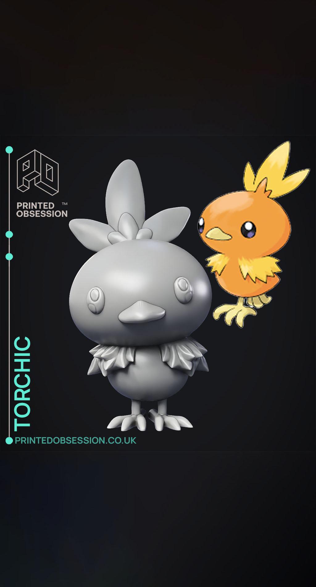 Torchic - Pokemon - Fan Art 3d model