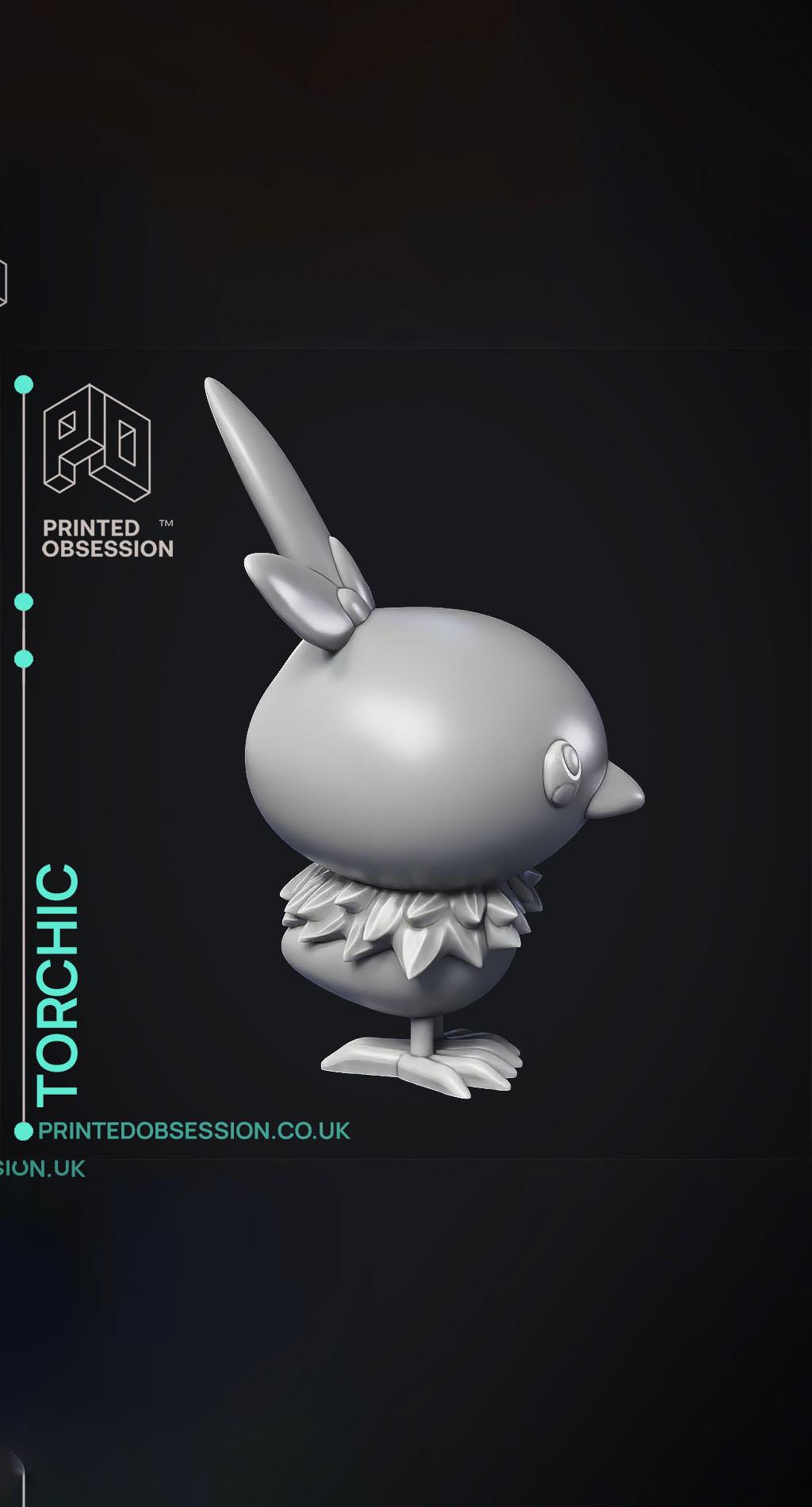 Torchic - Pokemon - Fan Art 3d model