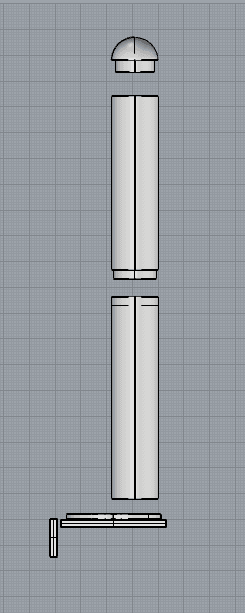 Porta Antena 433Mhz 3d model