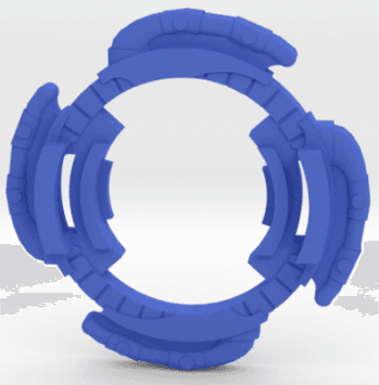 BEYBLADE BISTOOL | COMPLETE | PLASTIC GEN SERIES 3d model