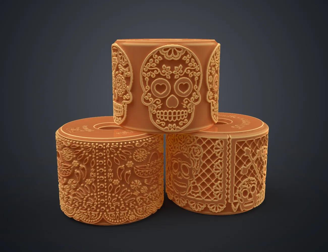 Halloween Middle Rollers (4-6) 3d model